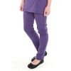 Pantalon Femme, 100% Polyester Doux, Couleur Mulberry