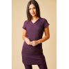 Blouse Femme, Longueur 3-4, Couleur Prune