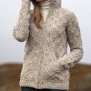 Magnifique Cardigan Irlandais Beige chiné