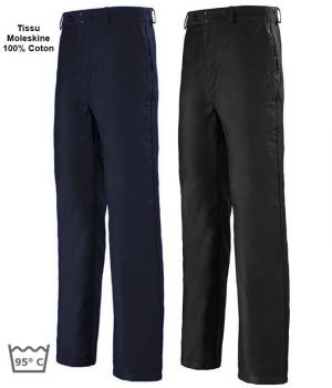 Pantalon de Travail Moleskine 100% Coton Sanfor, Adolphe Lafont