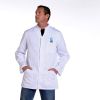 Blouse Médicale Homme, Blanche, Boutons Pressions