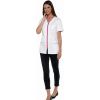 Tunique Femme Stretch, Couleur Blanc et fuchsia