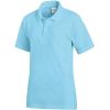 Polo homme et femme, piqué, Bleu océan