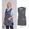 Tablier Chasuble Tendance, 2 Poches Latérales, Taille Réglable par Boutons Pression