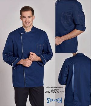 Veste de Cuisine Homme, Fibre Innovante, Tendance et Confort