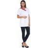 Blouse Bicolore Femme, Blanc et fuchsia