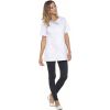 Blouse Bicolore Femme, Blanc et gris