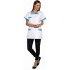 Tunique Femme, Parements Madras, Blanc