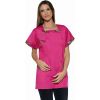 Blouse Femme, Parements Madras, Fuchsia