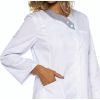 Blouse Longueur 7/8ème, Bicolore, Blanc et gris