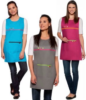 Chasuble Tricolore, Réglable au côté, Pressions décoratives, Taille unique