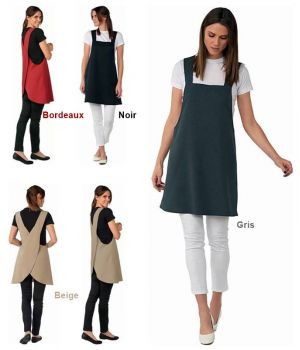 Chasuble Tendance Col Carre Elegant Dos Croise 100 Polyester Fluide