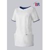 Blouse Médicale Femme BP®, Blanc et bleu nuit