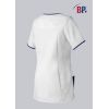 Blouse Médicale Femme BP®, Blanc et bleu nuit, Dos