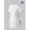 Blouse Médicale Femme BP®, Blanc et corail, Dos