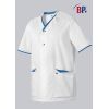 Blouse Médicale Femme et Homme BP®, Blanc et bleu azur