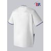 Blouse Médicale Femme et Homme BP®, Blanc et bleu nuit, Dos