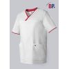 Blouse Médicale Femme et Homme BP®, Blanc et corail