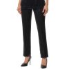 Pantalon Esthéticienne, Coiffeuse, Polyester Aspect Lin, Noir