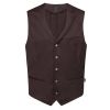 Gilet de Service et Hôtellerie Homme, Marron