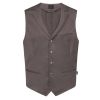 Gilet de Service et Hôtellerie Homme, Taupe