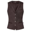 Gilet de Service et Hôtellerie Femme, Marron