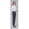 Pantalon Femme Marine, et Chemisier Blanc Franca