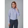 Chemisier Femme, Coton Stretch, Rayures Marine