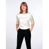 Blouse Femme Satin, Col Rond, Stretch, Repassage Facile