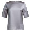 Blouse Femme Satin, Gris