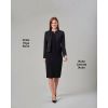 Robe Jersey Stretch Noire avec Veste Vega