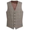 Gilet Homme, Gris à carreaux