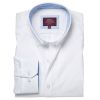 Chemise Homme, Manches Longues, Coupe Ajustée, Blanc