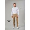 Chemise Homme, Coupe Ajustée, Blanche avec Pantalon Miami