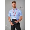 Chemise Homme, Manches Courtes, Bleu ciel avec Pantalon Apollo