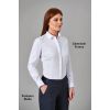 Chemisier blanc chic, Coupe Ajustée, Stretch, avec Pantalon Stella