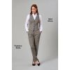 Gilet de Tailleur Femme Gris et Pantalon Stella