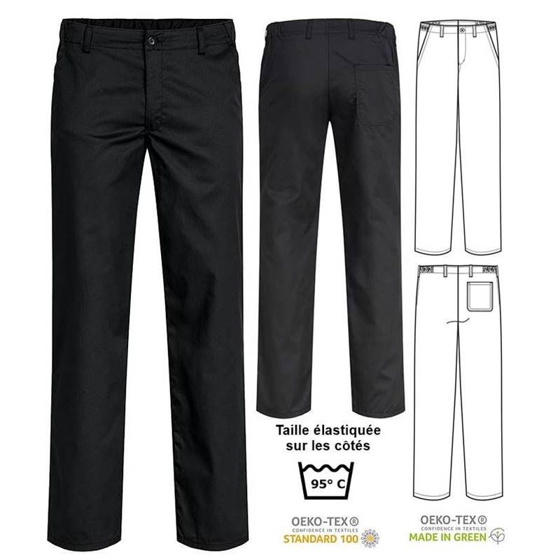 Pantalon de cuisine C070 PORTWEST DRAMWSTING ELASTIQUE