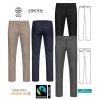 Pantalon Chino Homme, Regular Fit, Casual Chic et décontracté, Stretch