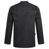 Veste de Cuisine Noire, Style Biker, Dos