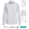 Chemisier Manches Longues Blanc, Comfort Fit, Coupe Confortable, Stretch