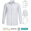 Chemise Homme Blanche, Manches Longues, Comfort Fit, Coupe Confortable