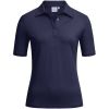 Polo Femme, Manches courtes, Col Chemise Kent, Marine