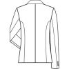 Veste Femme Premium, Coupe droite Confort, Dos, Esquisse