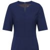 Robe Femme Premium, Regular fit, Coupe classique légèrement cintrée, Bleu Italien