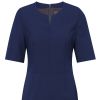 Robe Femme Premium, Regular fit, Coupe classique légèrement cintrée, Bleu Italien