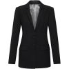 Veste Femme Premium Longue, Elégante et Chic, Bi-Stretch, Noir