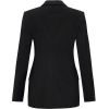 Blazer Femme Premium Long, Dos, Marine