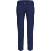 Pantalon Femme Premium, Taille Basse, Bi-Stretch, Bleu Italien