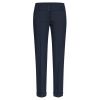 Pantalon Femme Taille basse Coupe cigarette Bi-stretch Marine